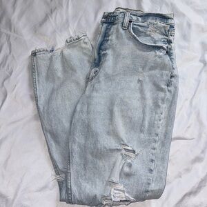 Abercrombie & fitch curve ankle straight jeans 10 long